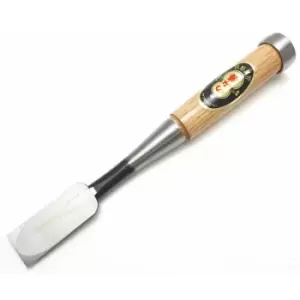 image of NK-124 24mm Asahi Japanese Laminated Shirogami Nomi Wood Chisels