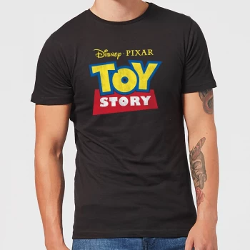 image of Toy Story Logo Mens T-Shirt - Black - 3XL - Black