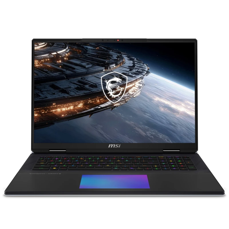 Image of MSI MSI Titan 18 HX A2WJ-1072UK Intel Core Ultra 9 290HX Plus Laptop 45.7cm (18") UHD+ 64GB DDR5-SDRAM 4TB SSD NVIDIA GeForce RTX 5090 WiFi 7 (802