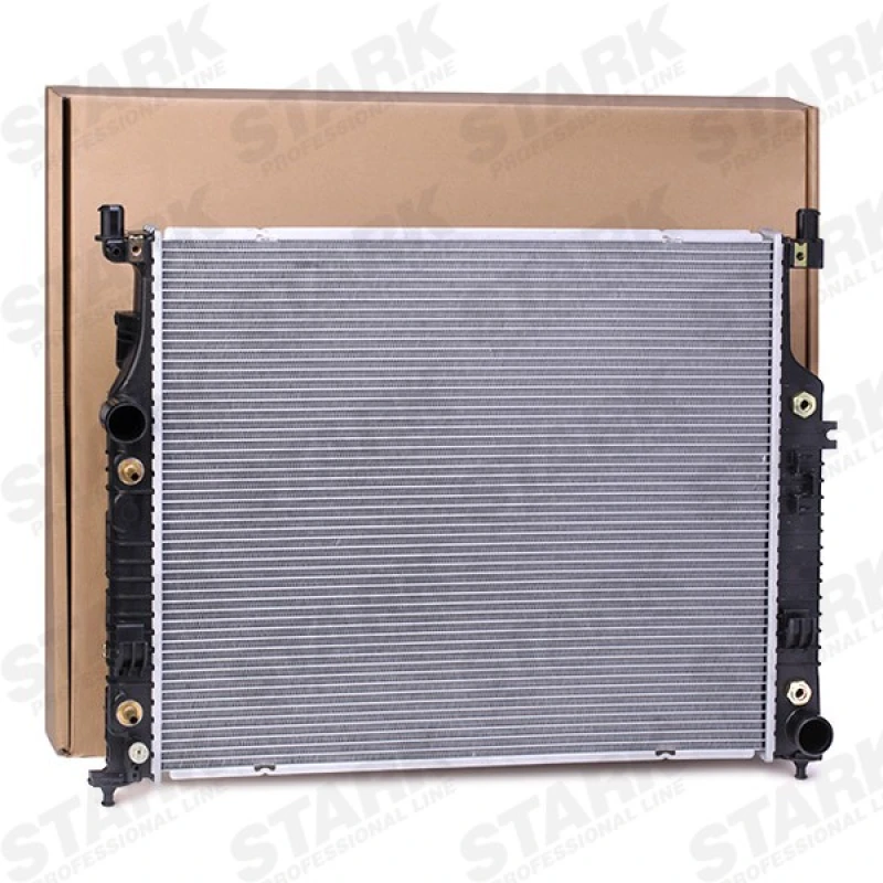 Image of STARK SKRD-0120665 Engine radiator Aluminium, Aluminium, without coolant regulator Aluminium Radiator,engine cooling (470)