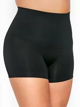 Image of Yours Seamless Control Short - Black, Size 18-20, Women