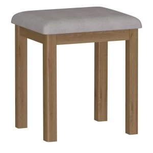 Image of Rosewell Natural Oak Dressing Table Stool