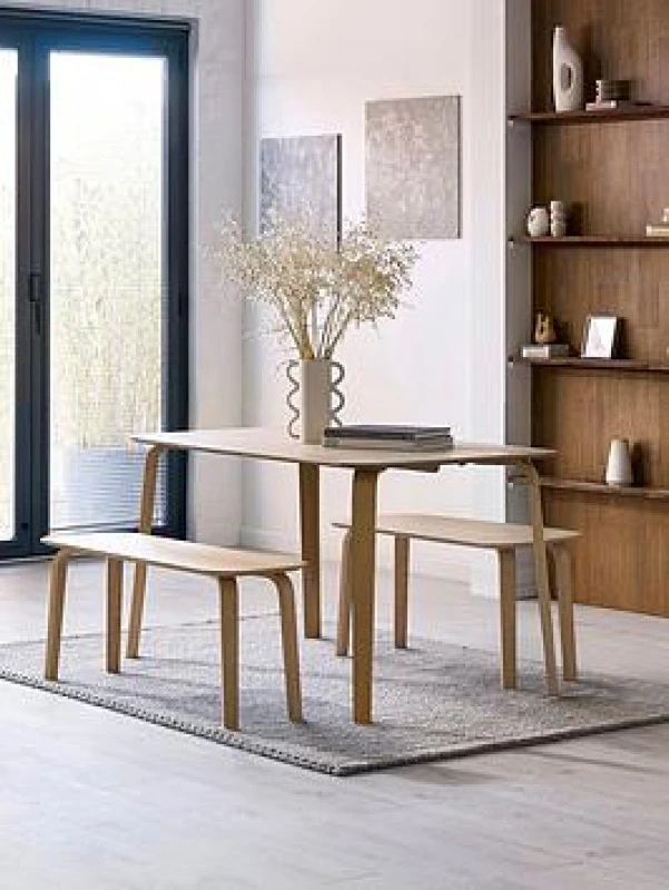 Image of Julian Bowen Kaito Dining Table, Brown KAI003