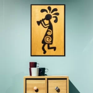 Image of Tenori Multicolor Decorative Wooden Wall Accessory