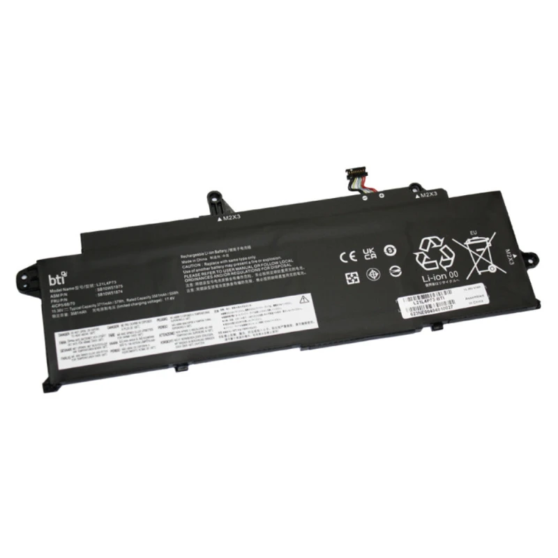 Image of BTI BTI SB10W51975 compatible 57Wh 4-cell battery for Lenovo X13 Yoga G3 SB10W51975-BTI