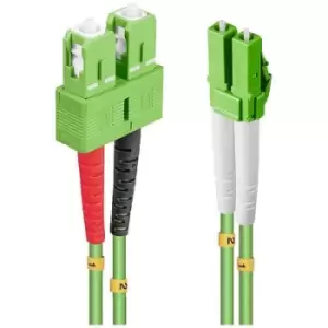 Image of LINDY 46322 Fibreglass FO Cable [1x LC plug - 1x SC plug] 50/125 µ Multimode OM5 3.00 m