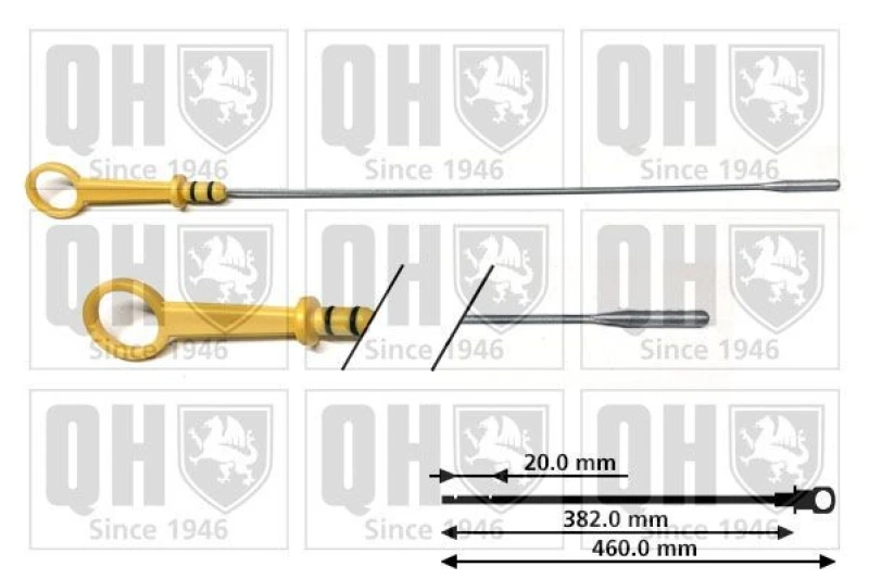 Image of QUINTON HAZELL Oil Dipstick QUINTON HAZELL QOD161