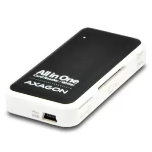 image of Axagon CRE-X1 card reader USB 2.0 Black, White