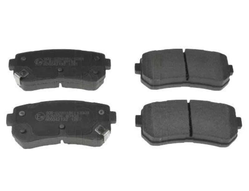 Image of Blue PRINT ADG042132 Brake pad set Rear Axle, with acoustic wear warning, with retaining spring holder Brake Pad Set,disc brake (402)