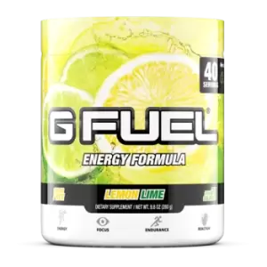 image of G Fuel Lemon Lime Tub (40 Servings) Elite Energy and Endurance Formula