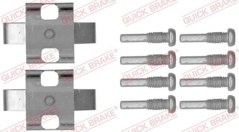 Image of QUICK BRAKE Brake pad fitting kit QUICK BRAKE 109-1802