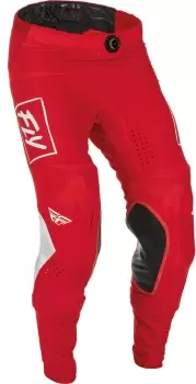 Image of FLY Racing Lite Pants Red White 38