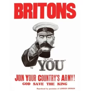 image of Vintage Metal Sign Retro Propaganda Join Your Countrys Army