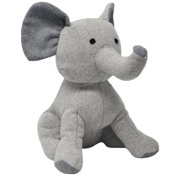 Elephant Door Stop - Grey