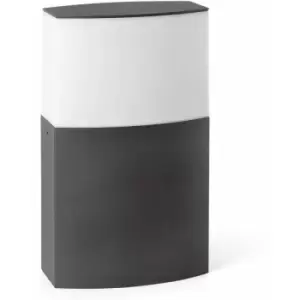 Image of Datna dark gray garden bollard 1 bulb