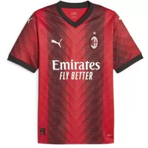 Puma AC Milan Home Shirt 2023 2024 Adults - Red