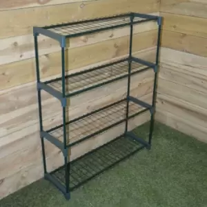 King Fisher - 4 Tier Greenhouse Staging / Shelves H: 110cm W: 86cm & D: 30cm