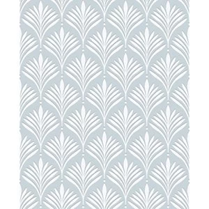 Image of Superfresco Easy Bonnie Geo Duck Egg Blue Decorative Wallpaper - 10m