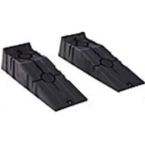 image of Durhand Car Ramp Plastic Black 2 Pieces