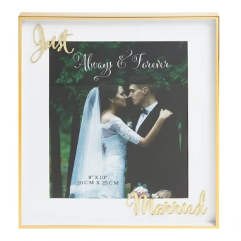Image of 8" x 10" - Always & Forever Photo Frame - Just Married