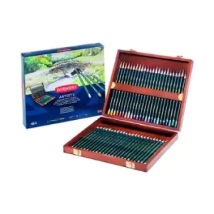 Image of DERWENT ARTISTS 48 WOODEN BOX