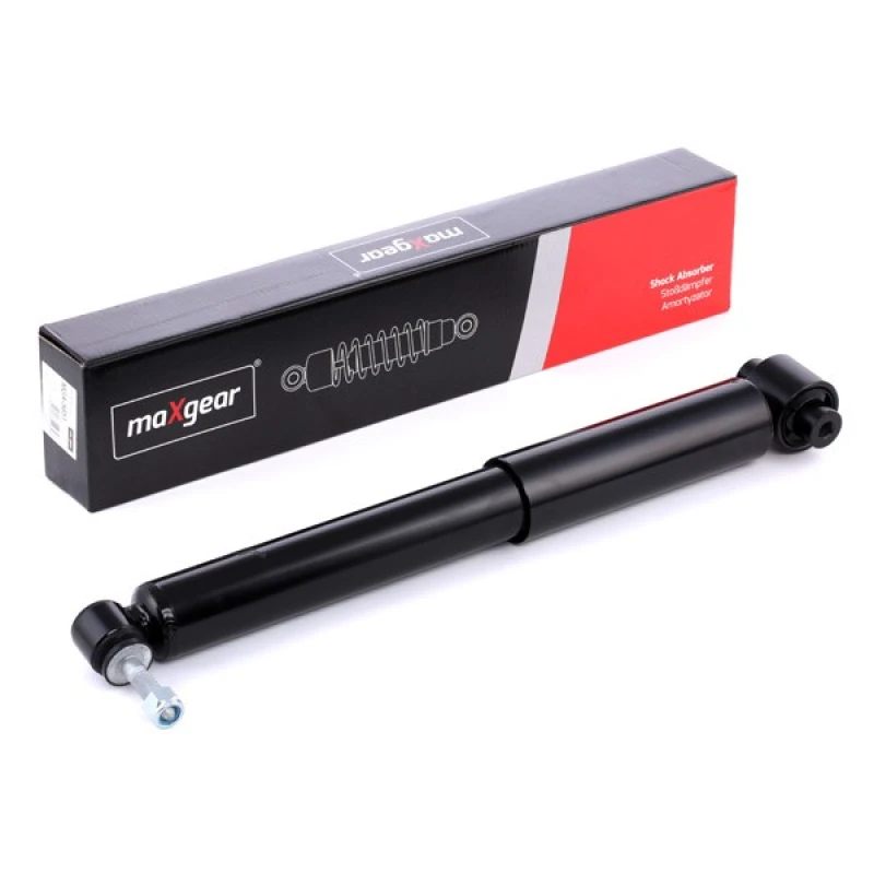 Image of MAXGEAR 11-0295 Shock absorber Rear Axle, Gas Pressure, Twin-Tube, Spring-bearing Damper, Top eye Shock Absorber (854)