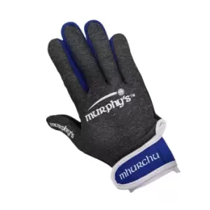 Image of Murphys Unisex Adult Contrast Gaelic Gloves (S) (Grey/Blue/White)