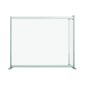 image of Nobo Acrylic Modular DeskDivider Extension 1200x1000mm Clear KF90378