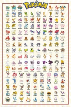 image of Pokemon Kanto 151 Maxi Poster