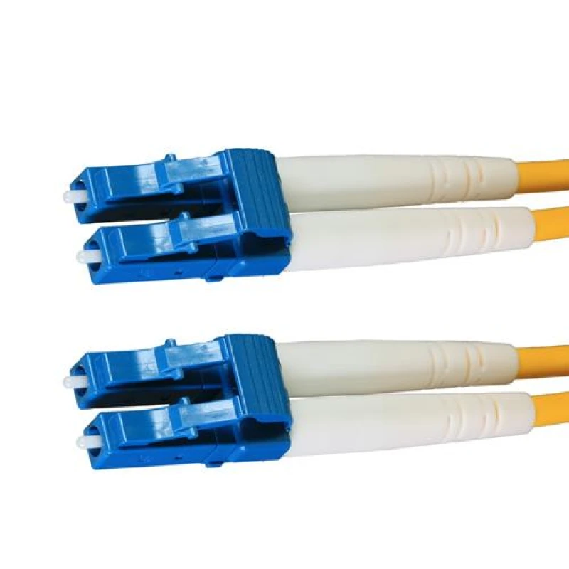 Image of Cablenet 15m OS2 9/125 LC-LC Duplex Yellow LSOH Fibre Patch Lead