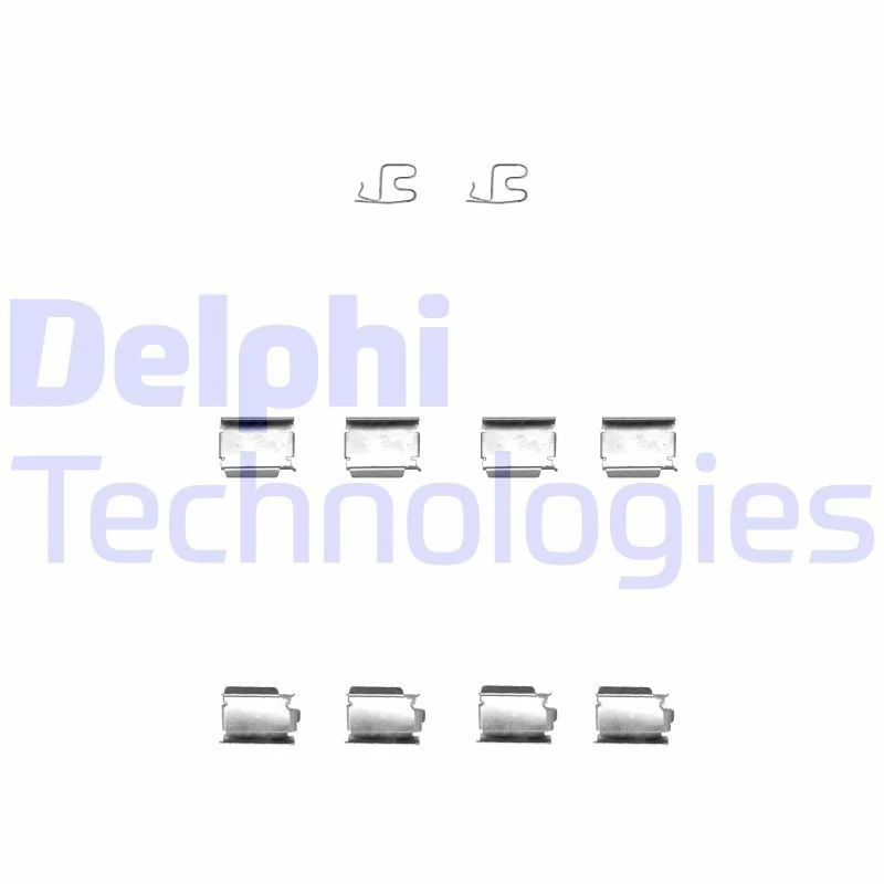 Image of DELPHI Brake pad fitting kit DELPHI LX0343