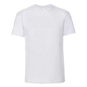 image of Fruit Of The Loom Mens Ringspun Premium Tshirt (M) (Ash)