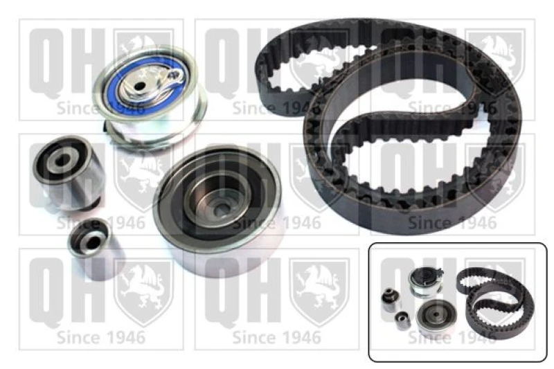 Image of QUINTON HAZELL Timing belt kit QUINTON HAZELL QBK870