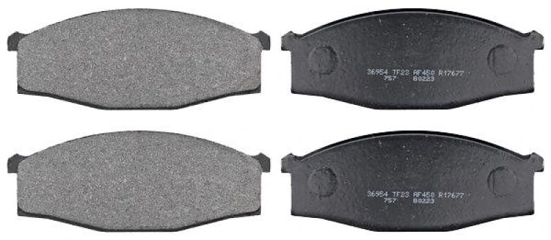 Image of A.B.S. 36954 Brake pad set without integrated wear sensor Brake Pad Set,disc brake (402)