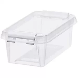 image of SmartStore Home Storage Box 3318070 With Lid 1.5 L Transparent 91 x 111 x 142 mm