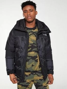 Image of The North Face Original Himalayan Windstopper Down Jacket - Black, Size L, Men