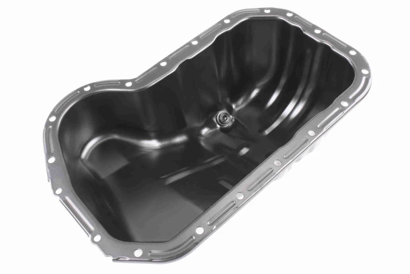 Image of VAICO V10-2493 Oil Sump Sheet Steel, Original VAICO Quality Oil Pan (592)
