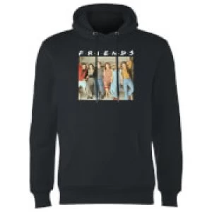 image of Friends Retro Character Shot Hoodie - Black