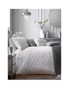 image of By Caprice Home Ruby White Double Duvet Cover Set