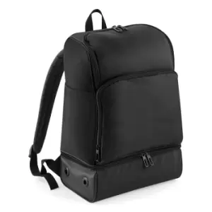 Image of BagBase Hardbase Sports Backpack (One Size) (Black)