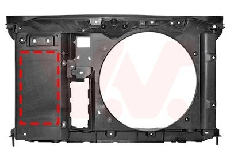 Image of VAN WEZEL Front Cowling VAN WEZEL 4042668