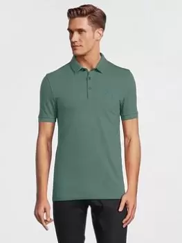 Image of BOSS Passenger Polo Shirt - Open Green, Open Green Size M Men