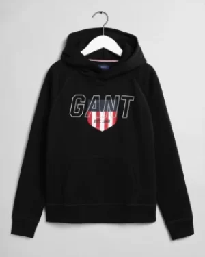 image of GANT Teens Sporty Shield Hoodie