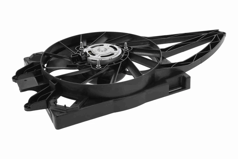 Image of VEMO V24-01-1294 Cooling Fan Q+, original equipment manufacturer quality, for vehicles with air conditioning, with radiator fan shroud, with electric
