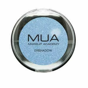 image of MUA Pearl Single Eyeshadow - Cornflower Blue