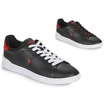 Image of Polo Ralph Lauren HRT CT II-SNEAKERS-ATHLETIC SHOE mens Shoes Trainers in Black,7.5,9,10.5,11,6,7