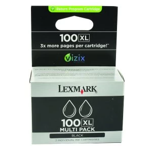 image of Lexmark 100XL Black Ink Cartridge