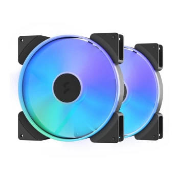 Image of Fractal Design Prisma AL-18 180mm ARGB PWM Chassis Fans - 2 Pack