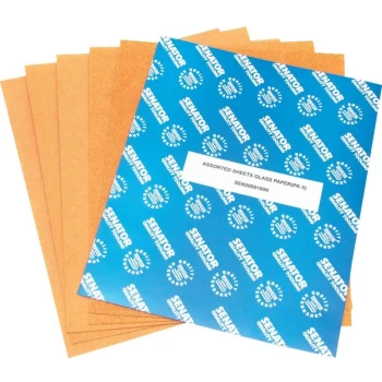 Image of Senator - P220 Glass Paper Sheets 230 X 280MM Grade 0- you get 10