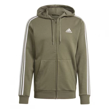Image of adidas adidas Mens Full Zip Track Top Hoodie - Legacy Green